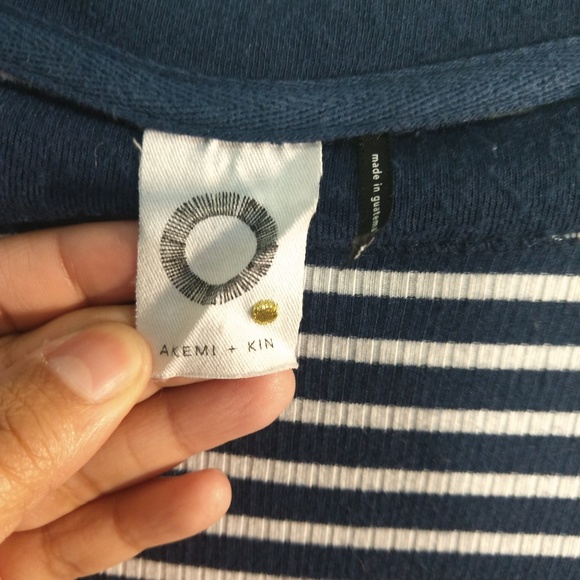 Anthropologie Striped Long Sleeve T-shirt - Picture 4 of 4